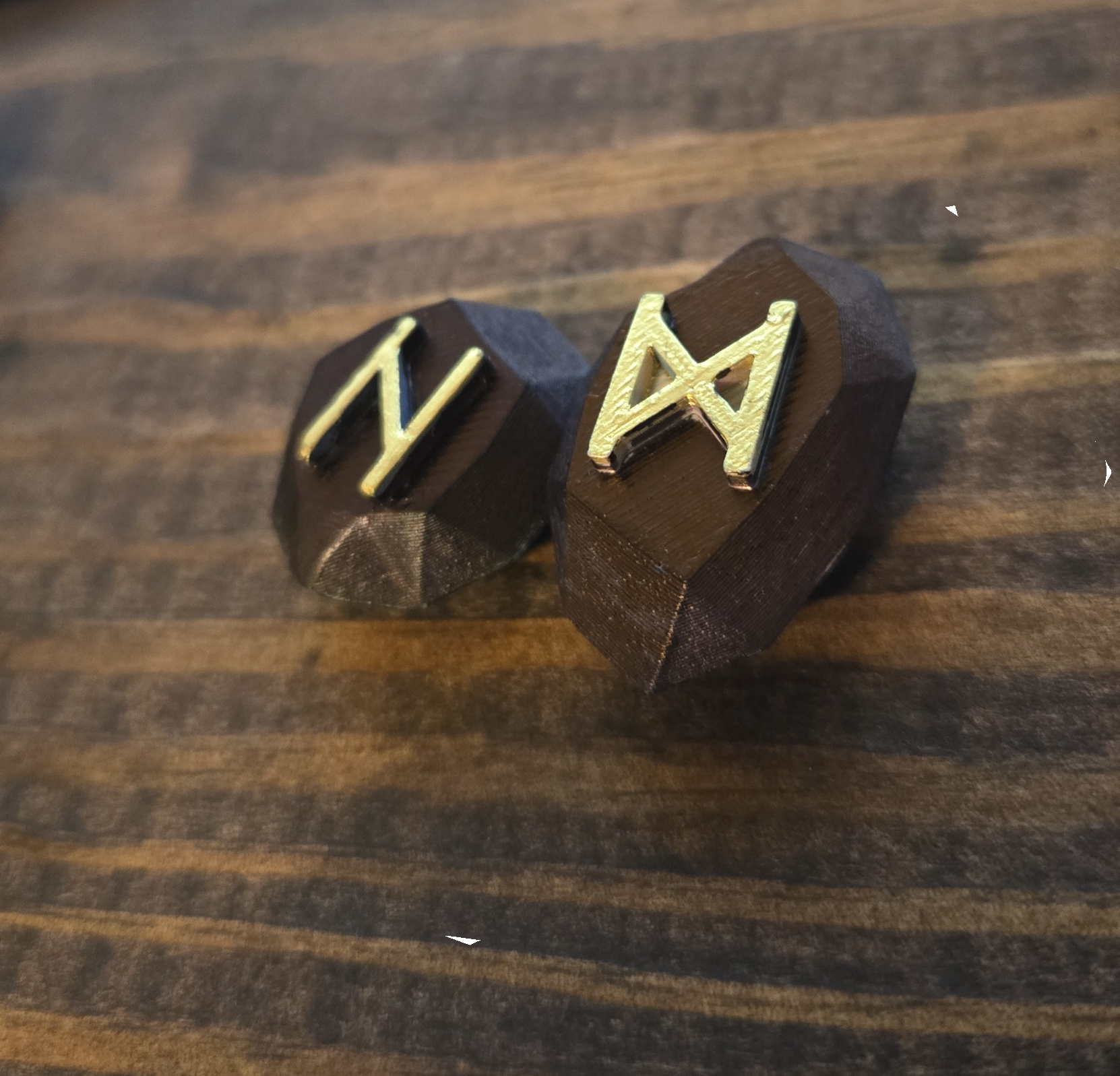 Mystic Runes Handcrafted 3D-Printed Set of Five